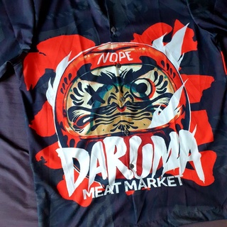 BWM0084 DARUMA meat market เสื้อเชิ้ตคอปก ไม่มีกระเป๋า ผ้าไหมอิตาลีใส่สบาย