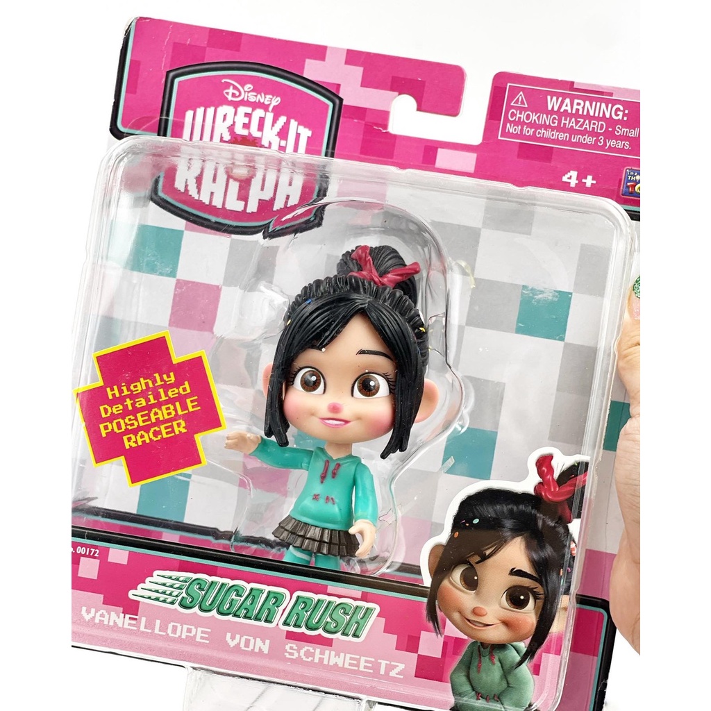 โมเดลวาเนโลปี้-ใหม่ในแพ็ค-disney-wreck-it-ralph-sugar-rush-racer-figure-ลิขสิทธิ์แท้-ของสะสมมือสองญี่ปุ่น