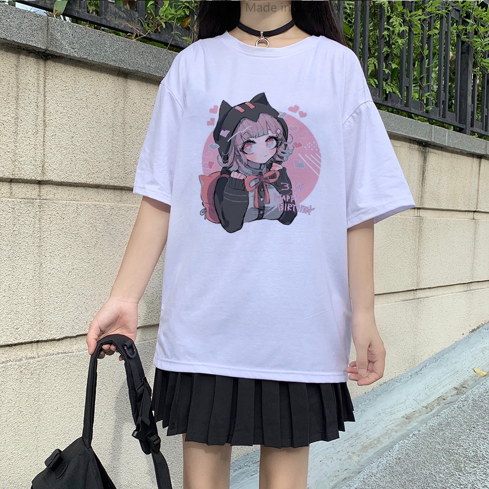 เสื้อเด็กหญิง-cod-พร้อมสต็อก-เสื้อผ้าราคาถูก-2021ใหม่-kawaii-ผู้หญิงเสื้อยืดการ์ตูนญี่ปุ่นการ์ต
