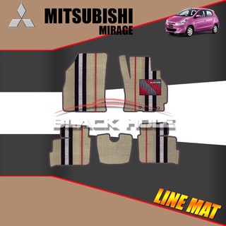 Mitsubishi Mirage ปี 2013 - ปีปัจจุบัน Blackhole Trap Line Mat Edge (Set ชุดภายในห้องโดยสาร)