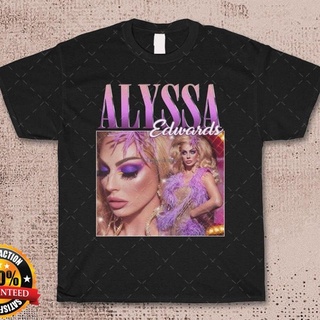 เสื้อยืด พิมพ์ลาย Alyssa Edwards Rap 90S สไตล์ฮิปฮอป เรโทร วินเทจ