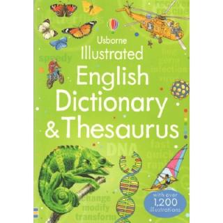 DKTODAY หนังสือ USBORNE ILLUSTRATED ENGLISH DICTIONARY &amp; THESAURUS (AGE 9+)