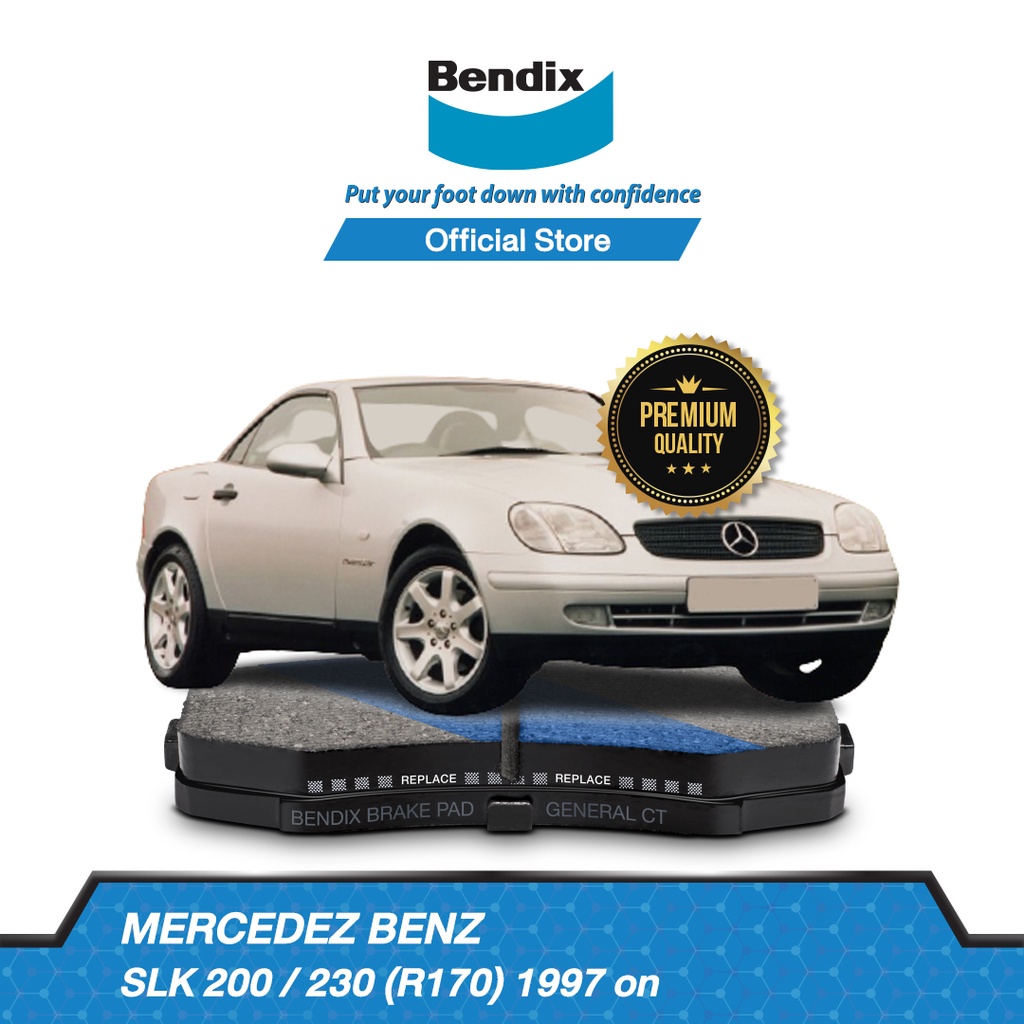 bendix-ผ้าเบรค-benz-slk-200-230-r170-ปี-1997-ขึ้นไป-ดิสเบรคหน้า-ดิสเบรคหลัง-db1330-db1428