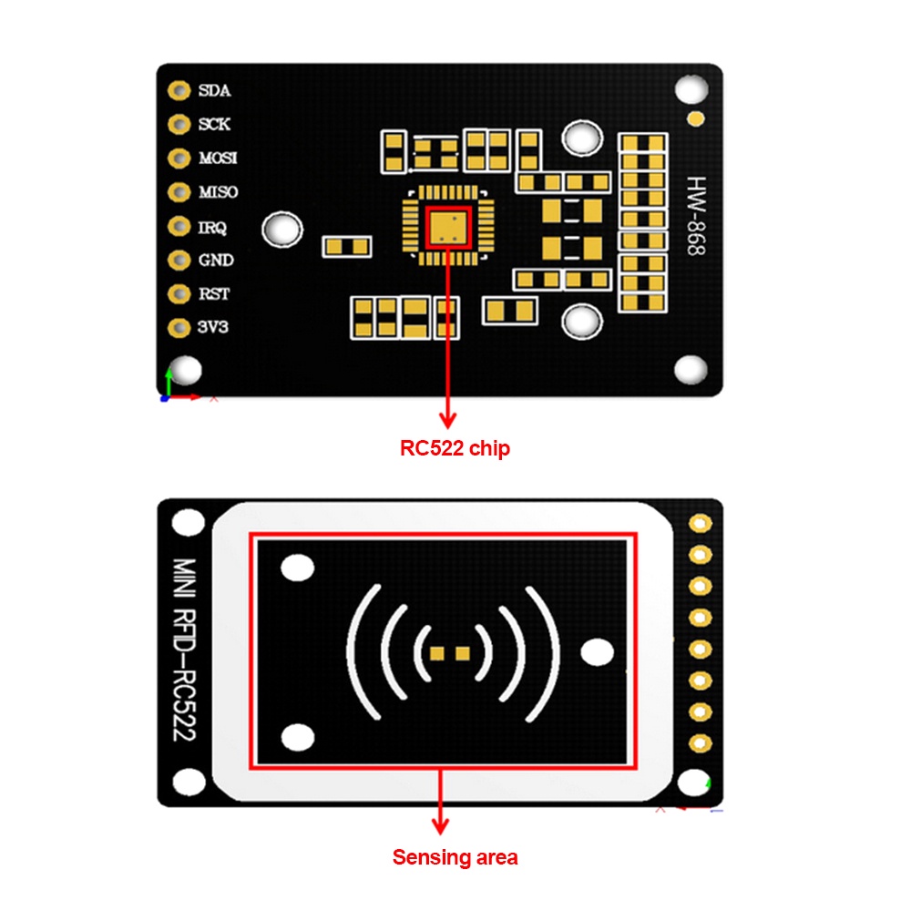 diymore-rc522-mini-version-rfid-rf-ic-card-โมดูลการ์ดรีดเดอร์-13-56mhz-3-3v