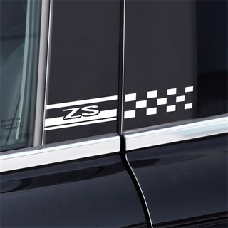 สติกเกอร์ติดประตูรถยนต์ ZS Logo สำหรับ MG เสาติดหน้าต่างรถยนต์ 2 ชิ้น