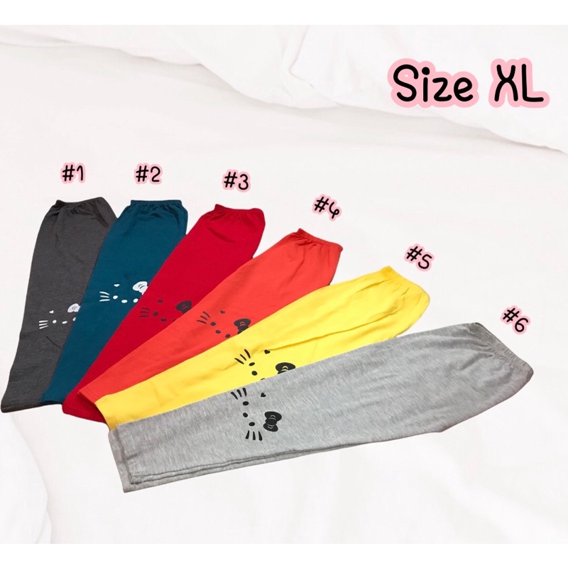 ไซส์-xl-พร้อมส่ง-เลคกิ้งเด็ก-ไซส์-xl-เลคกิ้งสกรีนคิตตี้-6-9-ขวบ