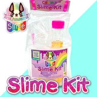 🌈 พร้อมส่ง 🌈 Chawa Slime Kit 🎉  ชุดทำสไลม์ไร้สารอันตราย 😻😻  คุณภาพล้วนๆ