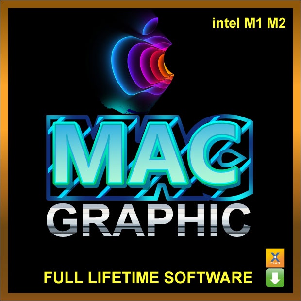 ภาพหน้าปกสินค้าMac Graphic Software 2022  intel M1 M2  สอบถามรายละเอียดได้