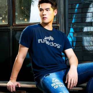 Rudedog เสื้อยืดชาย/หญิง รุ่น Logo18 สีกรม (ราคาต่อตัว)