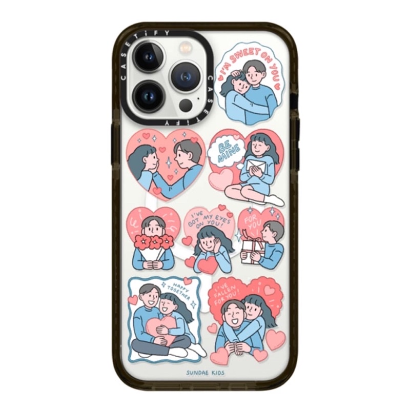 พร้อมส่ง-13promax-casetify-v-day-hearts-impact-ms-case-แท้