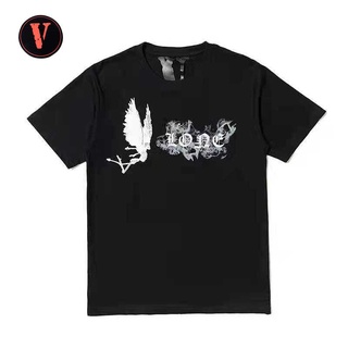 [S-5XL] 2809 vlone เสื้อยืดแฟชั่น สําหรับผู้หญิง