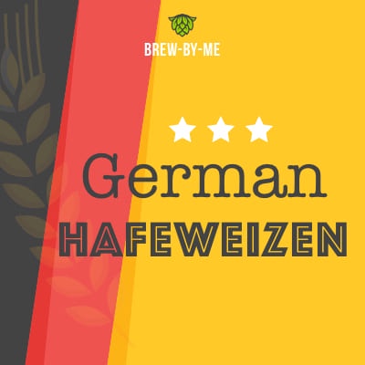 ภาพหน้าปกสินค้าชุดวัตถุดิบทำเบียร์ German Hefeweizen ขนาด 2.5 (9.4 ลิตร) และ 5 แกลลอน (18.9 ลิตร) Beer Kit จากร้าน brewbyme บน Shopee