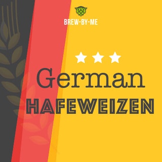 ภาพขนาดย่อของภาพหน้าปกสินค้าชุดวัตถุดิบทำเบียร์ German Hefeweizen ขนาด 2.5 (9.4 ลิตร) และ 5 แกลลอน (18.9 ลิตร) Beer Kit จากร้าน brewbyme บน Shopee