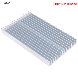 3CA 100*60*10mm Aluminum Heatsink Cooler Chip Radiator for IC LED Power Transistor 3C