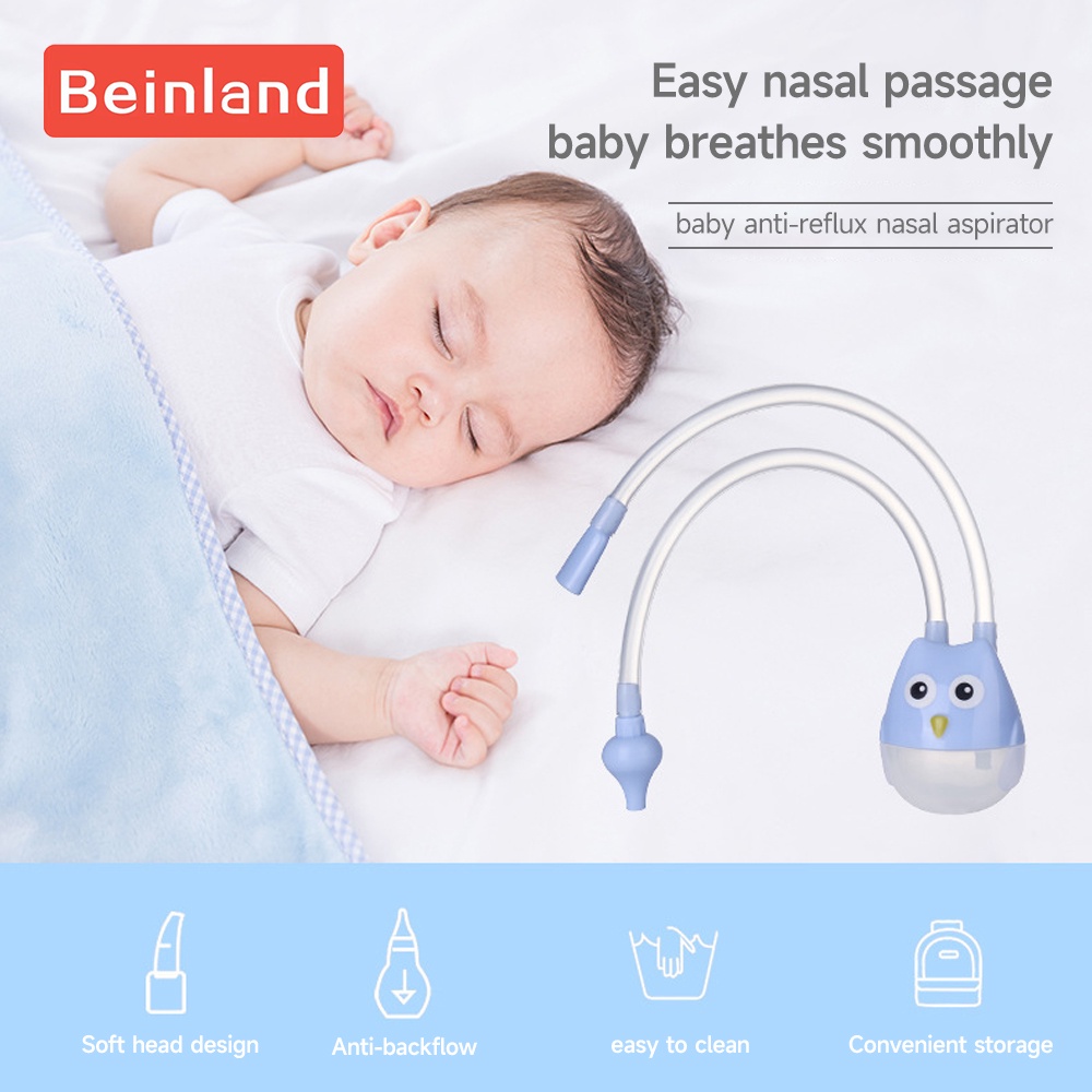 beinland-เครื่องดูดน้ํามูก-ทําความสะอาดจมูก-ป้องกันกรดไหลย้อน-ลายการ์ตูน-สําหรับเด็กทารกแรกเกิด