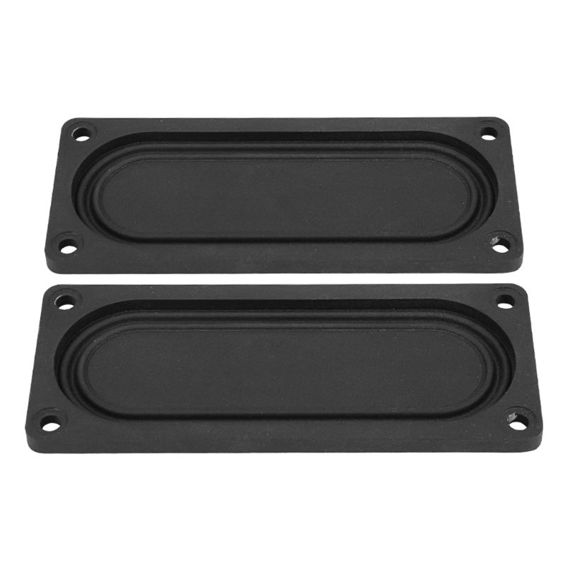 2PCS Audio Bass Diaphragm Square Frame Vibration Film Home Theater