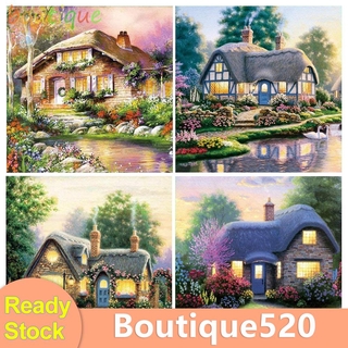 ภาพปักครอสติส Scenery 11 Ct Diy ชุด 40X40 ซม .