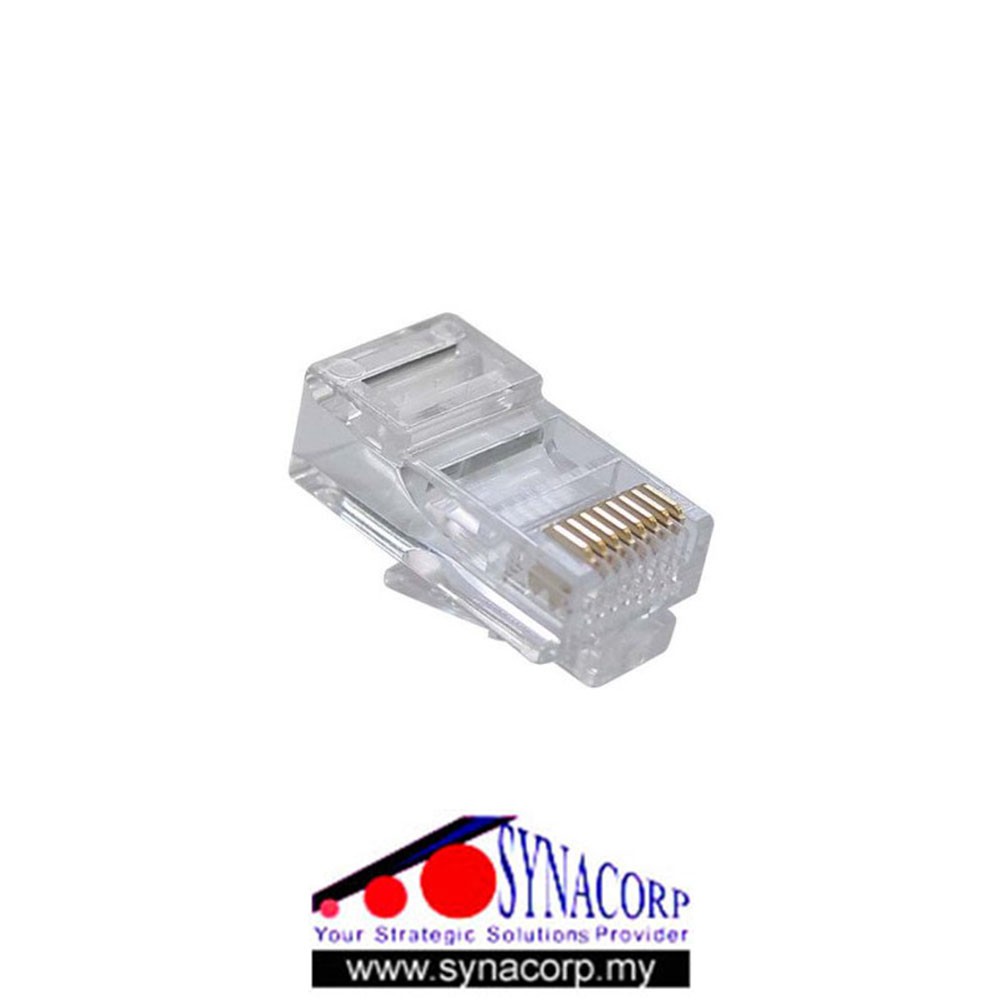ปลั๊กโมดูลาร์ AMP RJ45 (CAT6) 100 ชิ้น / 12 ชิ้น | Shopee Thailand