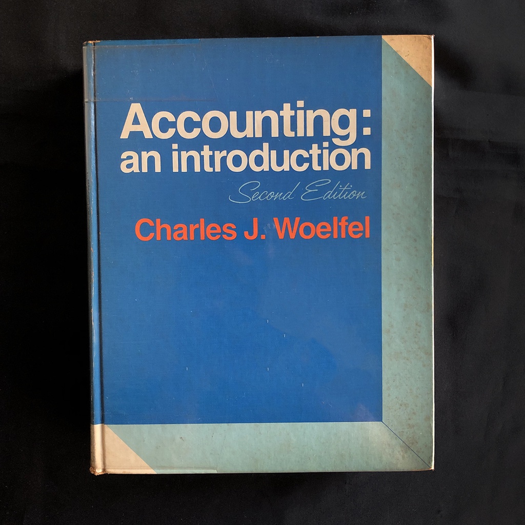 หนังสือ-accounting-an-introduction-charles-j-woelfel-มือสอง