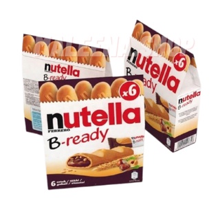 ภาพหน้าปกสินค้าNutella B-readyขนมนูเทลล่า ขนมนูเทลล่าบี นูเทลาบีเรดดี้ (ขนาดกล่อง 6 ชิ้น) ขนมชอคโกแลต ขนมช็อกโกแลต nutellaแท้นำเข้า100% ที่เกี่ยวข้อง