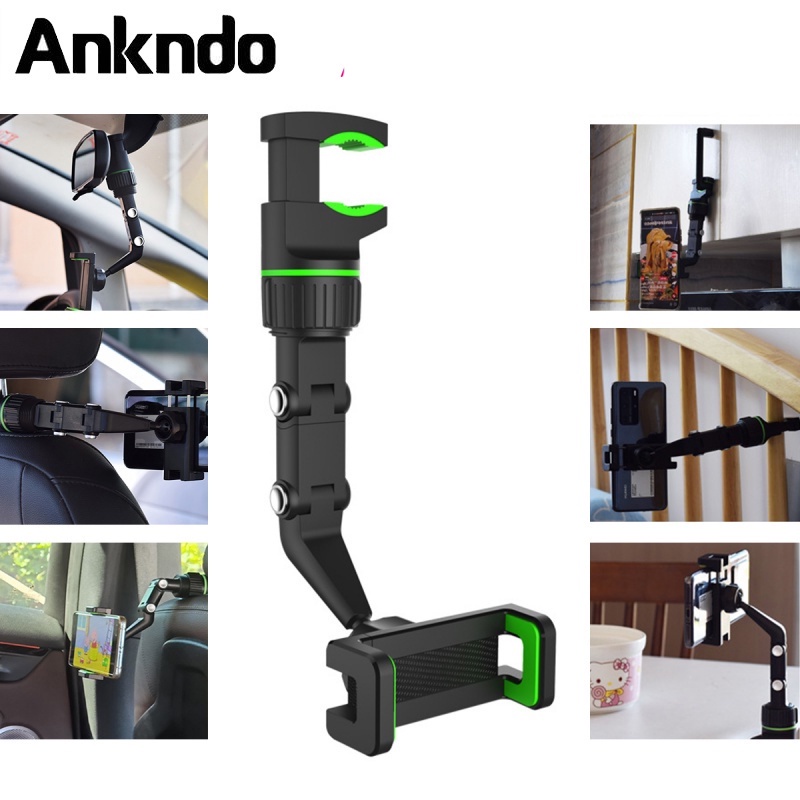 ankndo-ขาตั้งโทรศัพท์มือถือ-หมุนได้-360-องศา-ปรับได้-อุปกรณ์เสริม-สําหรับรถยนต์