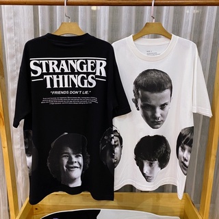 เสื้อยืดโอเวอร์ไซส์เสื้อยืดแขนสั้น Stranger Things STG