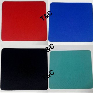 แผ่นรองเมาส์แบบผ้า (Mouse Pad)คละสี