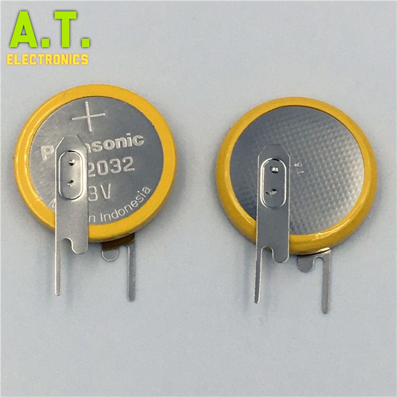 ถูกสุด-ถ่านไบออส-cr2032-3v-มีขาเพื่อบัดกรี-panasonic-ของแท้-สินค้าพร้อมส่ง-ส่งของทุกวัน