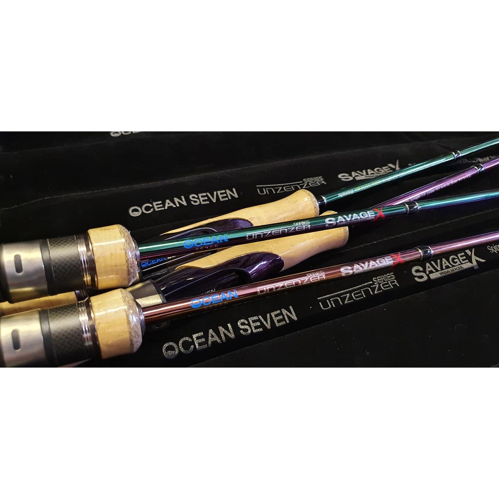 คันเบ็ด-ocean-seven-อัลตราไลท์-ultralight-สีไทเทเนียม-ปลายโซริด-solid-tip-คันเบ็ดตกปลาอัลตราไลท์-ultralight