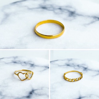แหวนทอง 9K ITALY 375 แหวนทอง นำเข้าจากประเทศ อิตาลี แท้ มีใบรับประกันสินค้า