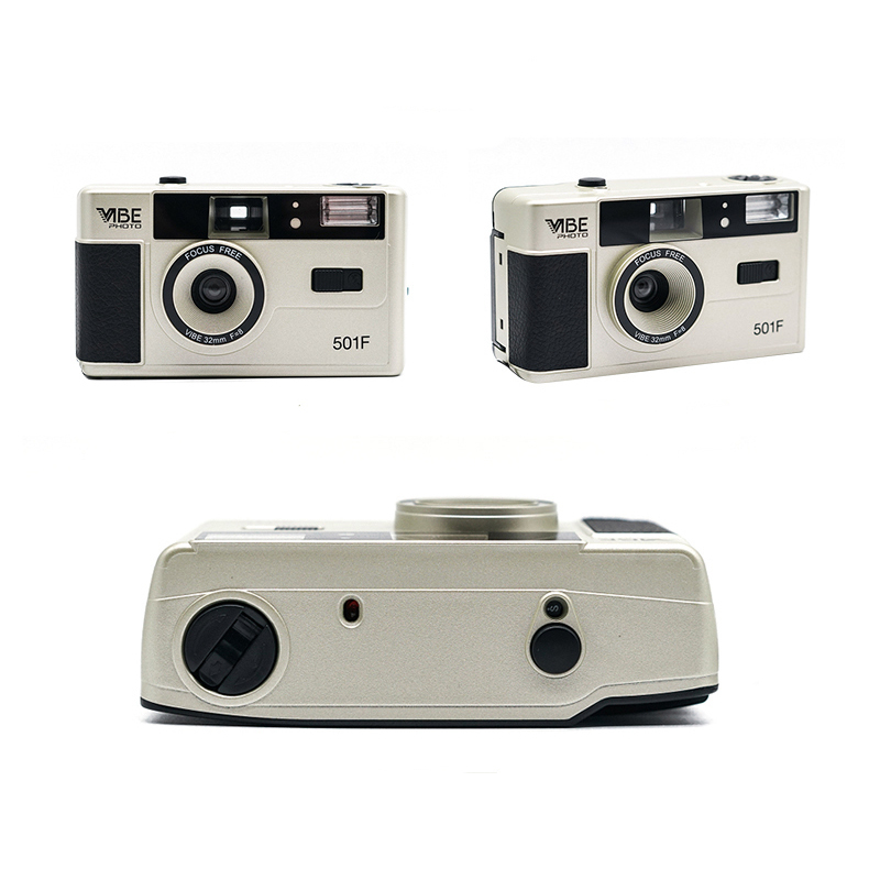 ภาพสินค้าVibe 501F 35mm Film Plastic Point and Shoot Camera Reusable จากร้าน vibephoto.th บน Shopee ภาพที่ 3