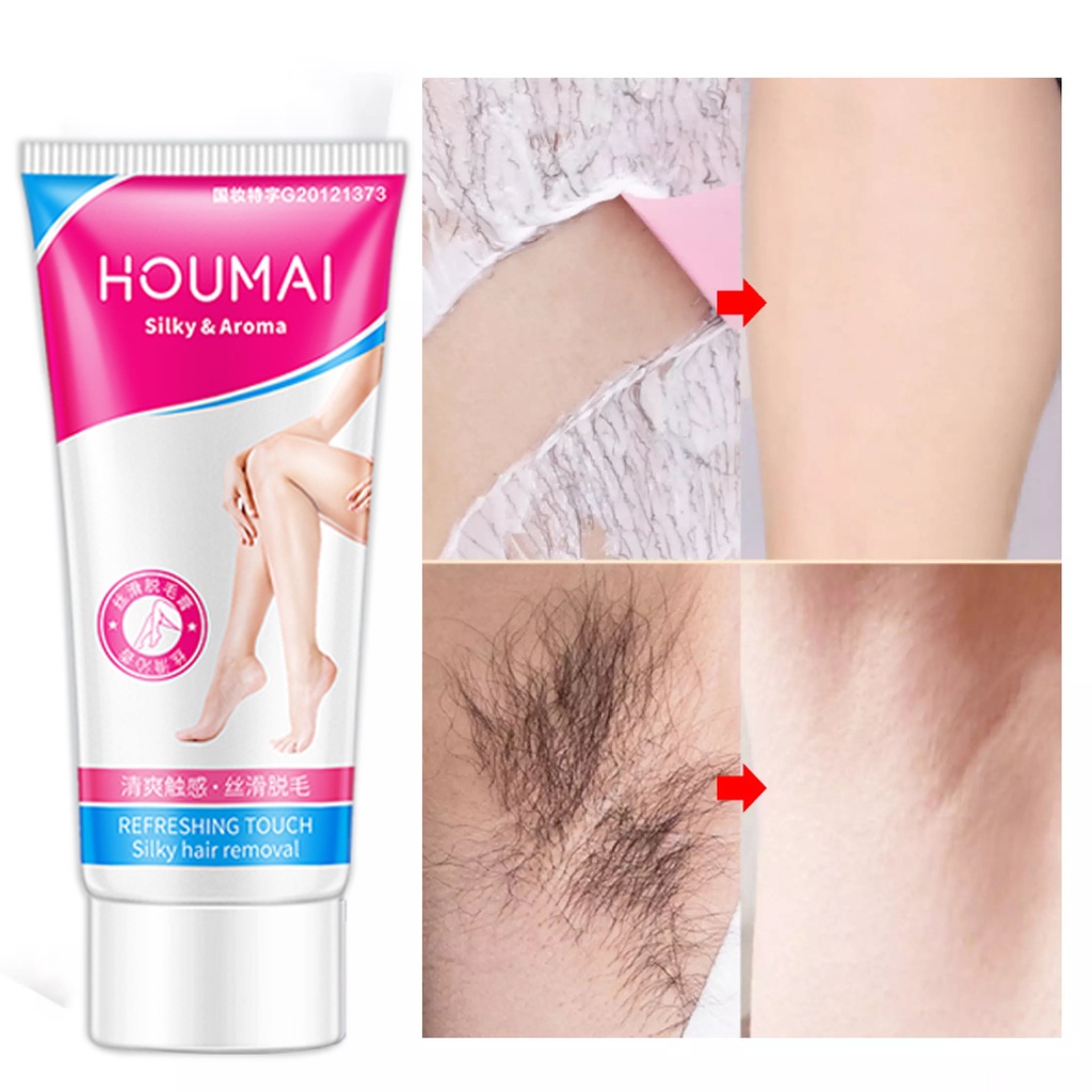 ครีมกำจัดขน-houmai-hair-removal-cream-จุดซ้อนเล้น-มูสกำจัดขน-60-กรัม
