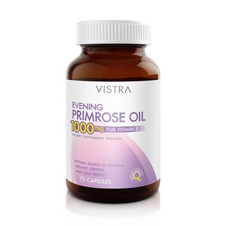 ภาพหน้าปกสินค้าVistra Evening Primrose Oil 1000 mg 75 เม็ด นํ้ามันอีฟนิ่งพริมโรส 1000 มก.ผสมวิตามินอี ที่เกี่ยวข้อง