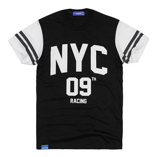 เสื้อยืด AQUANINE -NYC RACING (สีดำ)