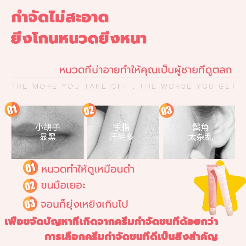 สำหรับกำจัดขนริมฝีปากซื้อ1แถม1ครีมกำจัดขนริมฝีปาก-กำจัดขนใบหน้า-ครีมกำจัดขนบใบหน้า-กำจัดขนหน้า-กำจัดหนวด-ครีมกำจัดหนวด