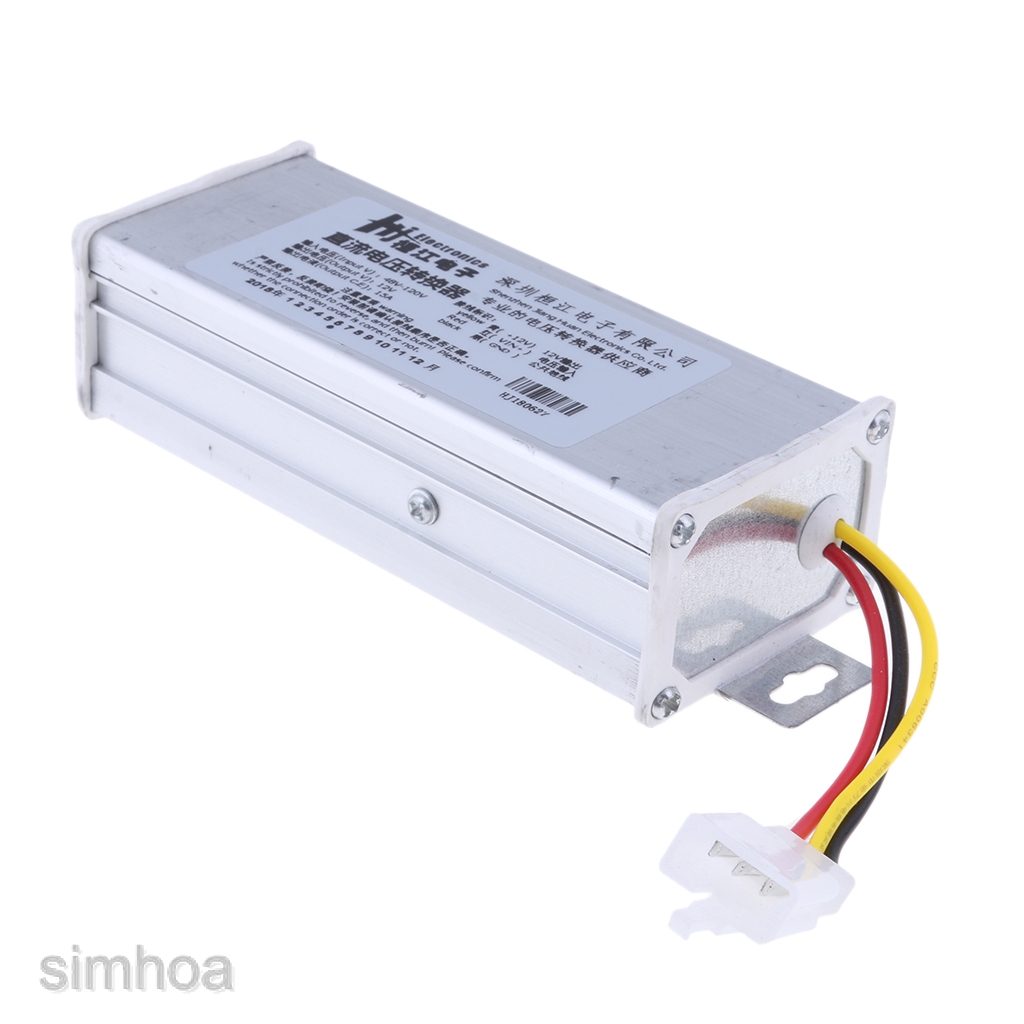 ภาพสินค้าDc - Dc 48 V - 120 V To 12 V 15 A Step Down Buck โมดูลพาวเวอร์ซัพพลายสำหรับรถยนต์ จากร้าน simhoa.th บน Shopee ภาพที่ 5