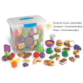Classroom Sets-Food Set 100 ของเล่น อาหารจำลอง กว่า 100 ชิ้น Leaning Resources