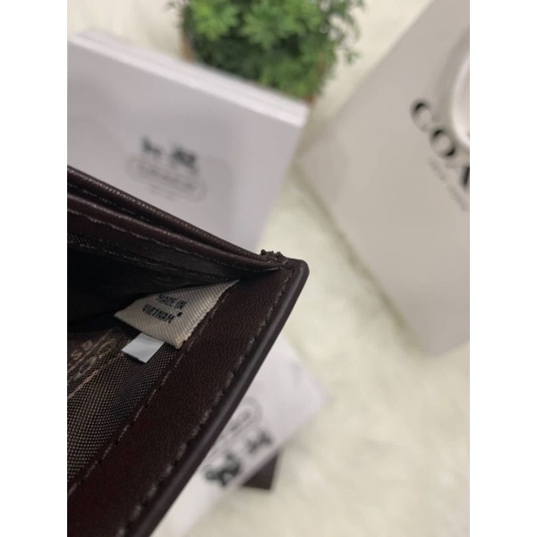 กระเป๋าสตางค์-coach-men-s-signature-wallet-แท้