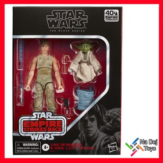 Luke Skywalker &amp; Yoda Star Wars The Black Series 6"Figure สตาร์วอร์ส แบล็คซีรีส์ ลุค สกายวอล์คเกอร์ &amp; โยดา ขนาด 6 นิ้ว