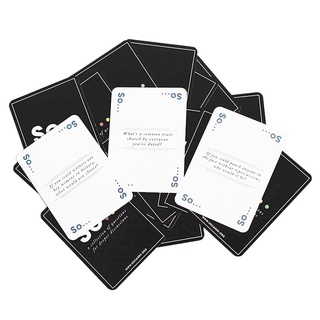 ภาพขนาดย่อของภาพหน้าปกสินค้าการ์ดเกม So Cards Game (Volume Two) Deep Conversation Starters Party Game Question Card Game สําหรับทุกโอกาส จากร้าน houmi.th บน Shopee