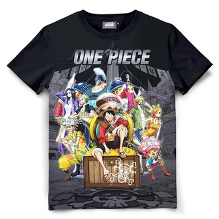 เสื้อยืดวันพีช One piece STAMPEDE-1126 สีดำ