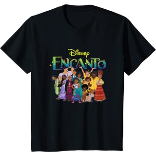 เสื้อยืดผ้าฝ้ายพรีเมี่ยม เสื้อยืด พิมพ์ลาย Disney Encanto Madrigal Family