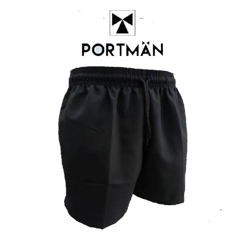 ภาพหน้าปกสินค้าPM กางเกงขาสั้น ผ้าร่ม เอวยางยืด มีกระเป๋ากางเกง PORTMAN 801 ราคาถูก