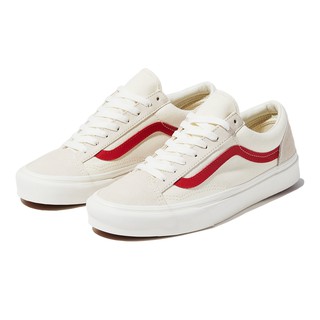 Vans รองเท้าผ้าใบ Style 36 หนอนแดง | Marshmallow/Racing Red ( VN0A3DZ3OXS )