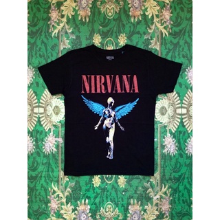 ผ้าฝ้าย 100%🎸NIRVANA  เสื้อวง Nirvana สินค้านำเข้า ลิขสิทธิ์แท้S-3XL