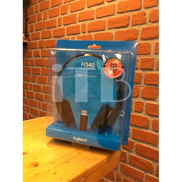 Logitech H340 USB Headset ประกันศูนย์ 2ปี ของแท้ หูฟัง | Shopee Thailand