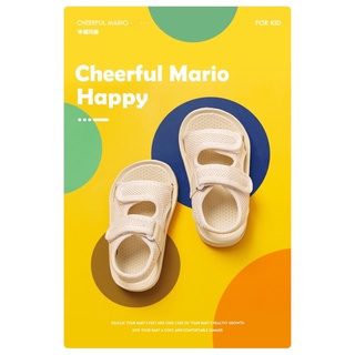 ภาพหน้าปกสินค้าพร้อมส่ง 🇹🇭 รองเท้าเด็ก Mario รองเท้าเด็กรัดส้น  รองเท้าหัดเดิน ที่เกี่ยวข้อง