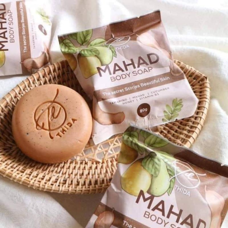 พร้อมส่ง-สบู่มะหาด-mahad-body-soap-80g