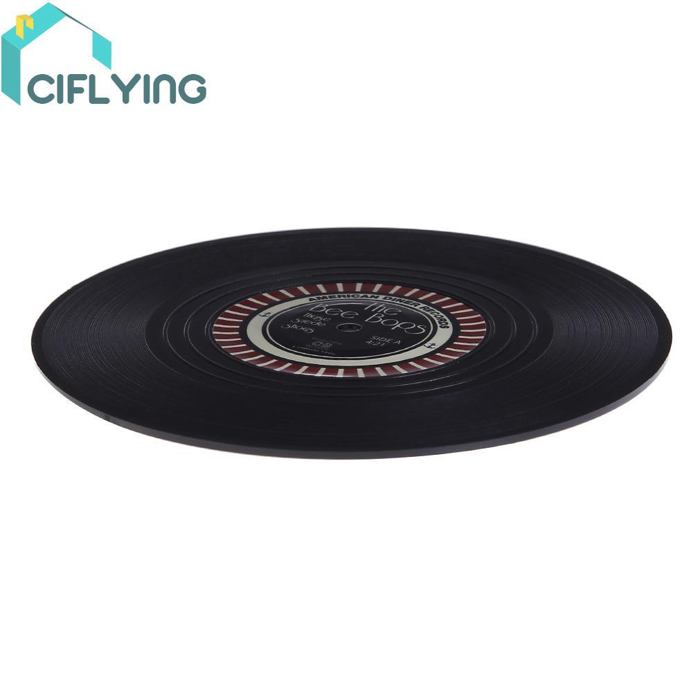 ciflying-retro-record-coasters-for-drinks-vinyl-record-disk-coasters-colorful-vinyl-disk-coasters-prevent