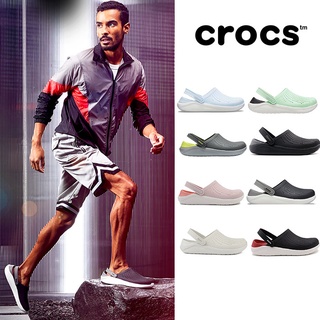 "Ready Stock"Crocs LiteRide ™ Unisex Duet Sport Clog รองเท้าชายหาดแท้รองเท้าแตะกลางแจ้ง